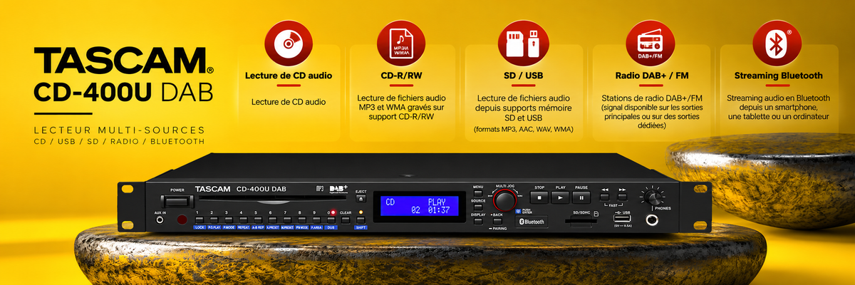 Tascam CD-400U DAB