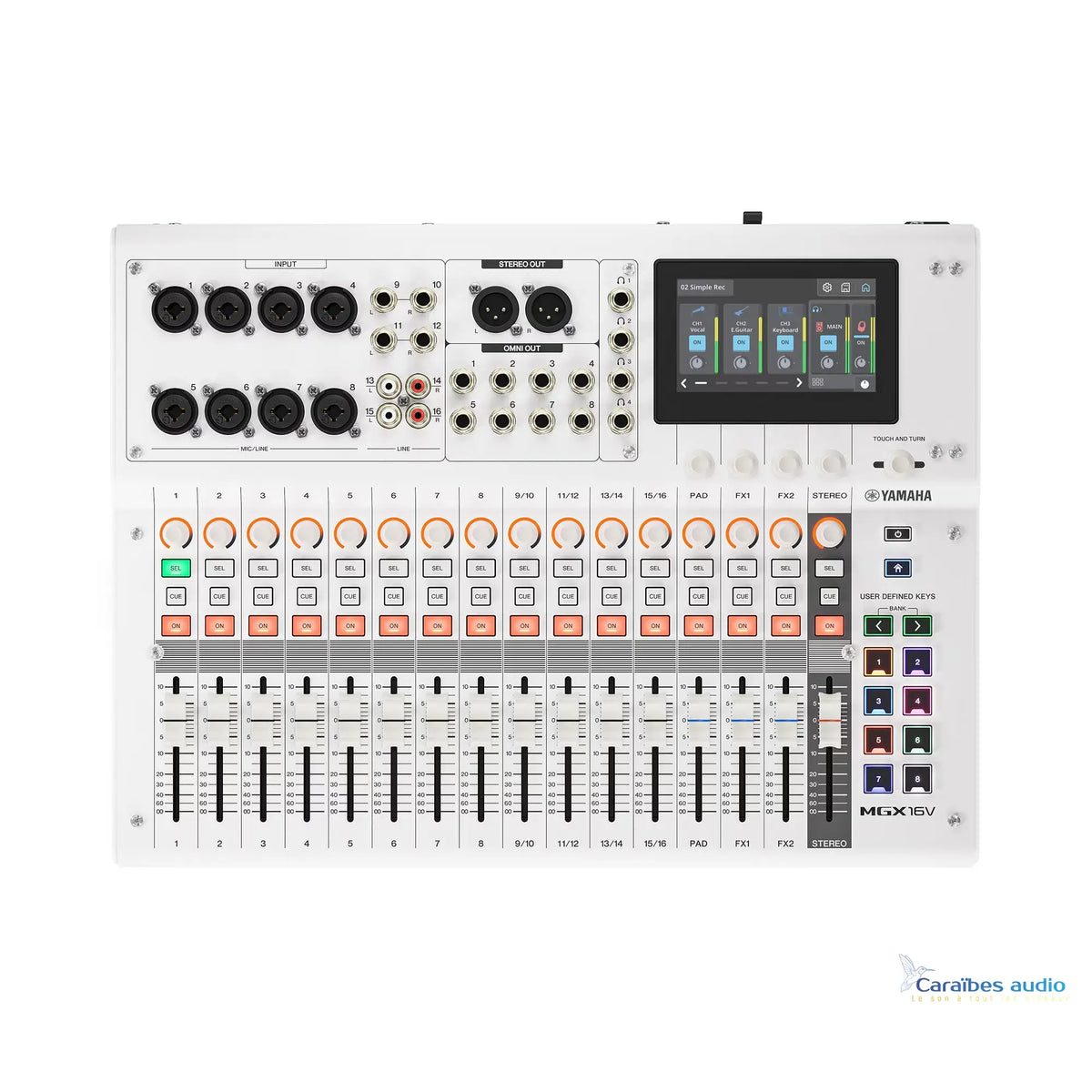 Yamaha MGX16 V Blanc