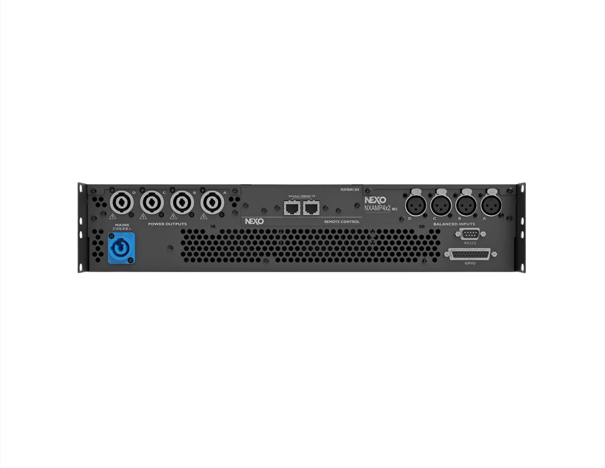 NEXO NXAMP4X2 MK2 – vue générale