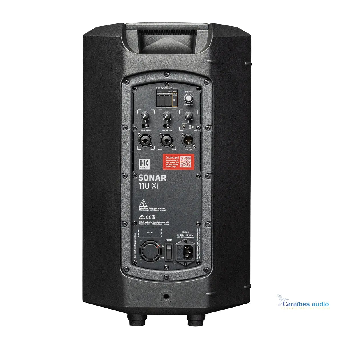 HK AUDIO SONAR 110 Xi – vue arrière