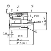 ENOVA - Connecteur XLR femelle 3 broches