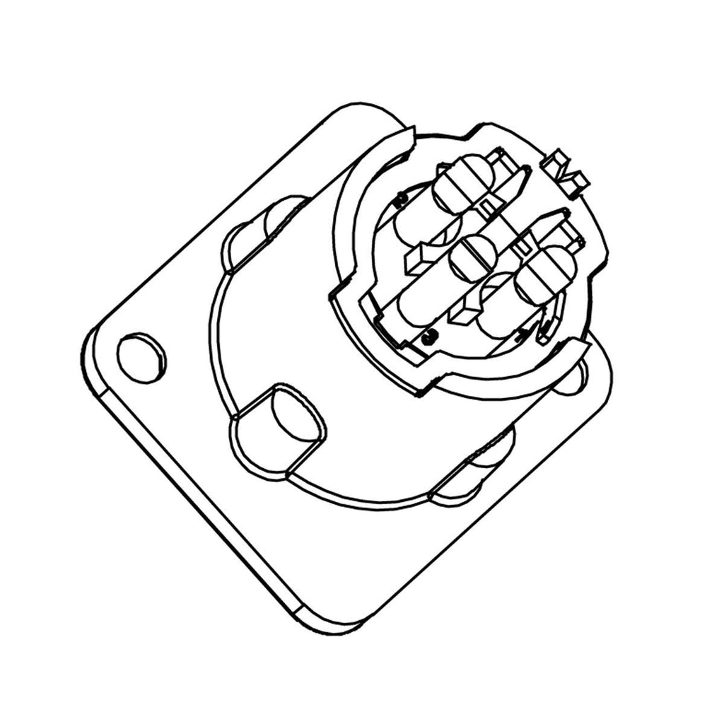 ENOVA - Connecteur XLR mâle 3broches