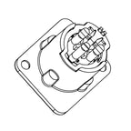 ENOVA - Connecteur XLR mâle 3broches