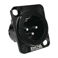 ENOVA - Connecteur XLR mâle 3broches