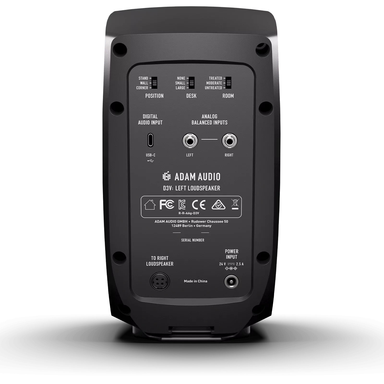 ADAM AUDIO D3V Black (La paire)