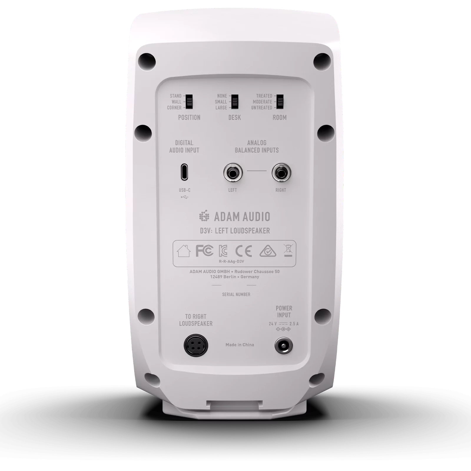 ADAM AUDIO D3V White (La paire)