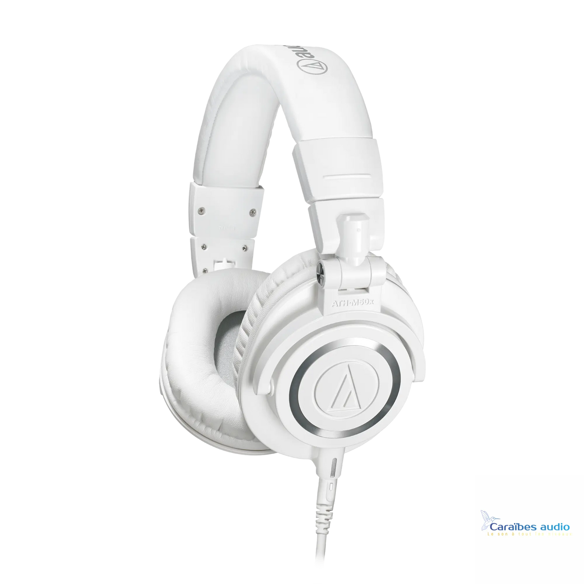 Audio Technica ATH-M50X Blanc – vue générale