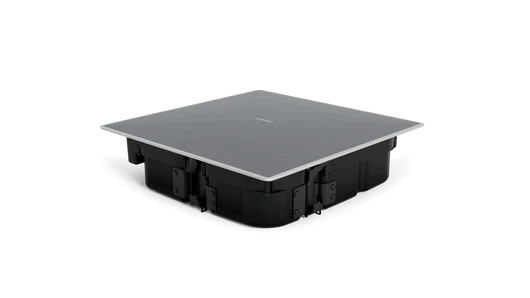 Enceinte de plafond encastrable basse profondeur Bose Professional EdgeMax EM180-LP blanche avec grille magnétique