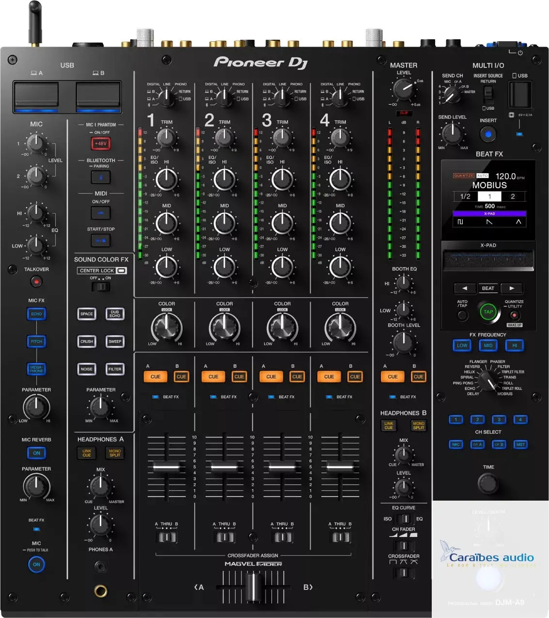 Pioneer DJ DJM-A9 – vue générale