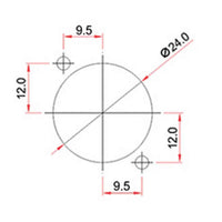 ENOVA - Connecteur XLR femelle 3 broches