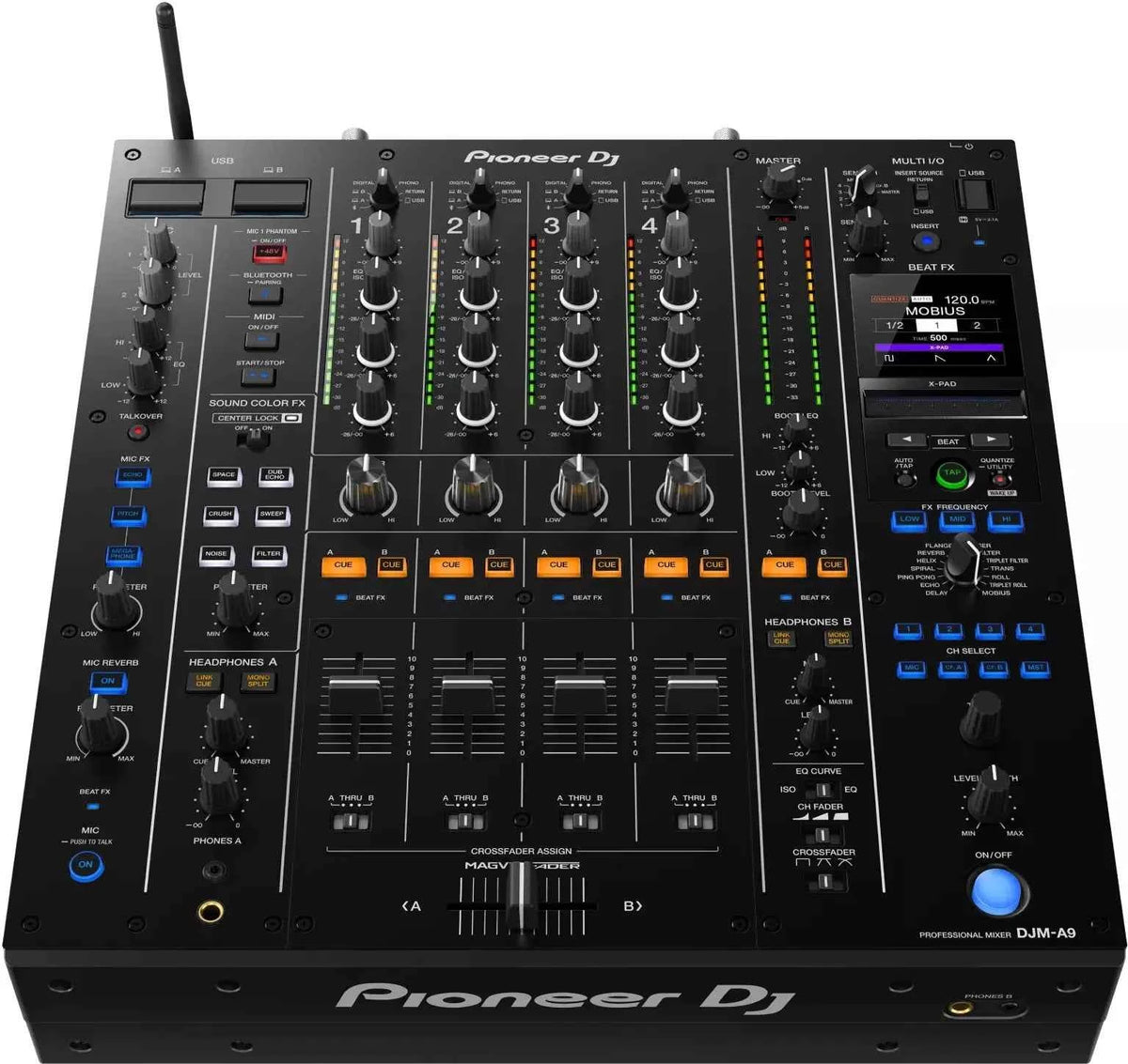Pioneer DJ DJM-A9 – vue de profil