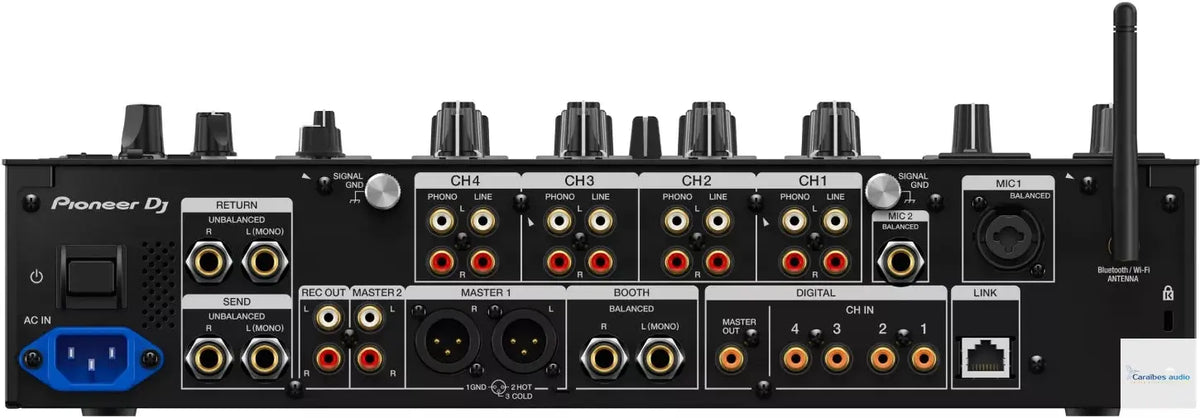 Pioneer DJ DJM-A9 – vue arrière