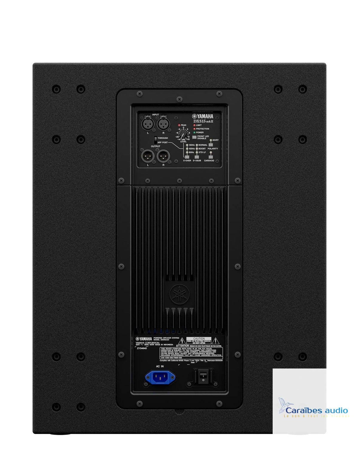 Yamaha DXS15 MKII – vue générale