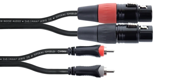 Câble Cordial EU Elements XLR Femelle 3 Broches – RCA