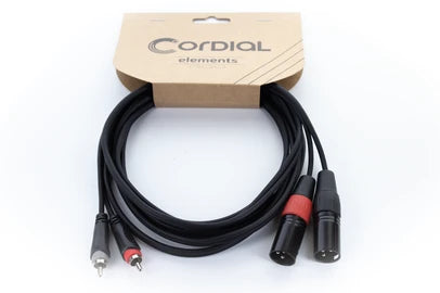 Câble Cordial EU Elements XLR Mâle 3 Broches – RCA