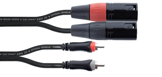 Câble Cordial EU Elements XLR Mâle 3 Broches – RCA
