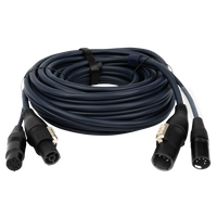 Dap Câble hybride FP-14 – PowerCON TRUE1 & XLR 5 broches, alimentation + DMX/RDM
