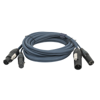 Dap Câble hybride FP-14 – PowerCON TRUE1 & XLR 5 broches, alimentation + DMX/RDM