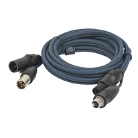 Dap Câble hybride FP-15 – PowerCON TRUE1 & XLR 3 broches IP65, alimentation + DMX