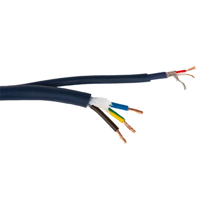Dap Câble hybride FP-15 – PowerCON TRUE1 & XLR 3 broches IP65, alimentation + DMX