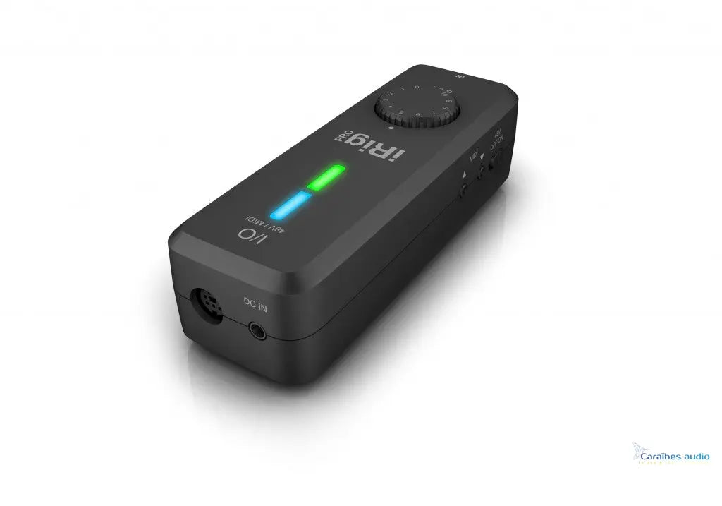 IK Multimédia iRig Pro I/O – vue de dessus (variante 2)