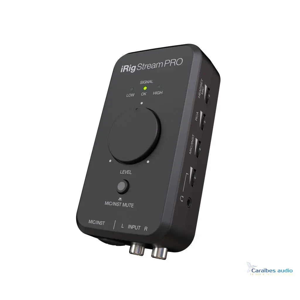 IK Multimédia iRig Stream Pro – vue de trois-quarts
