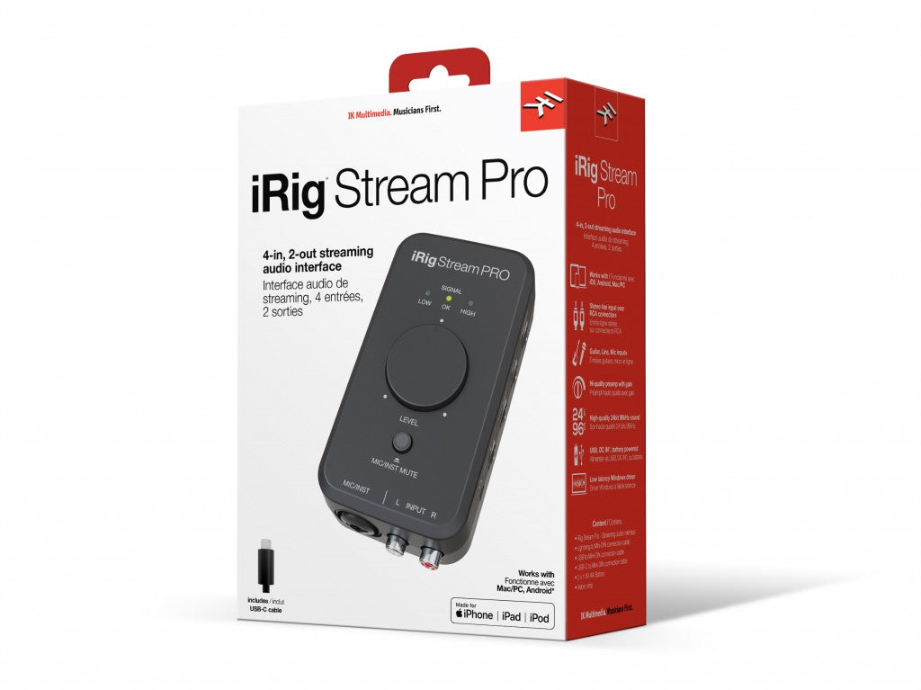 Carte son IK Multimédia iRig Stream Pro IK MULTIMEDIA