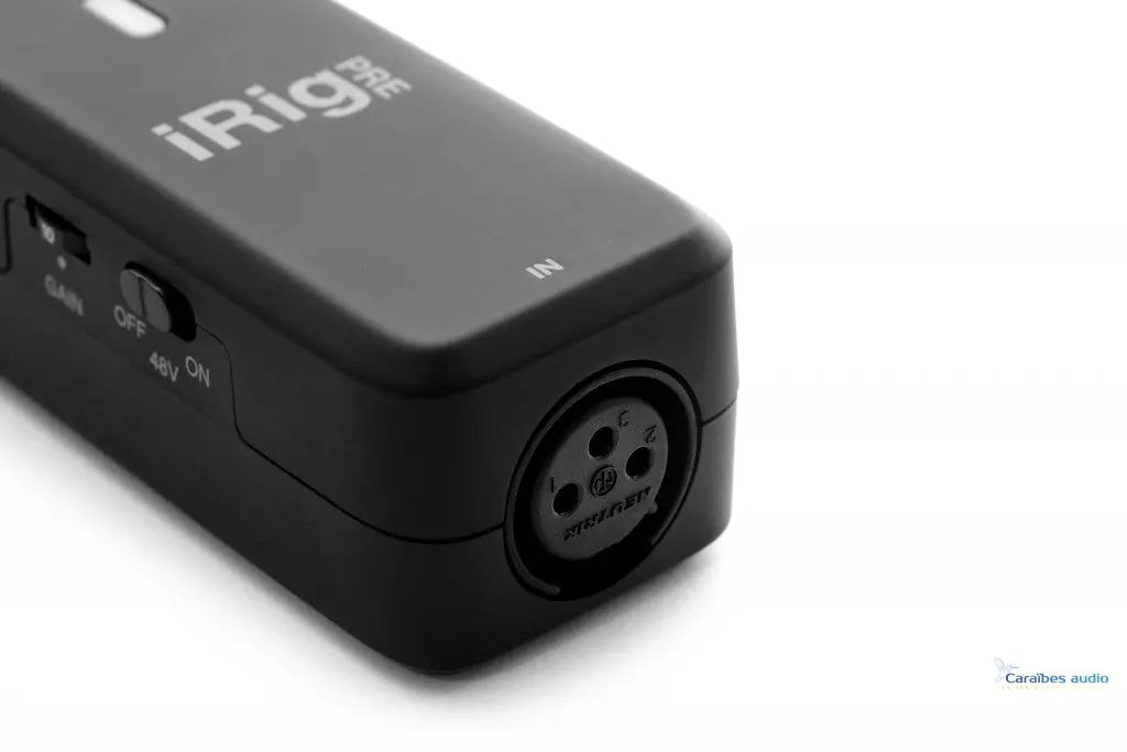 IK Multimédia iRig PRE HD – vue de profil
