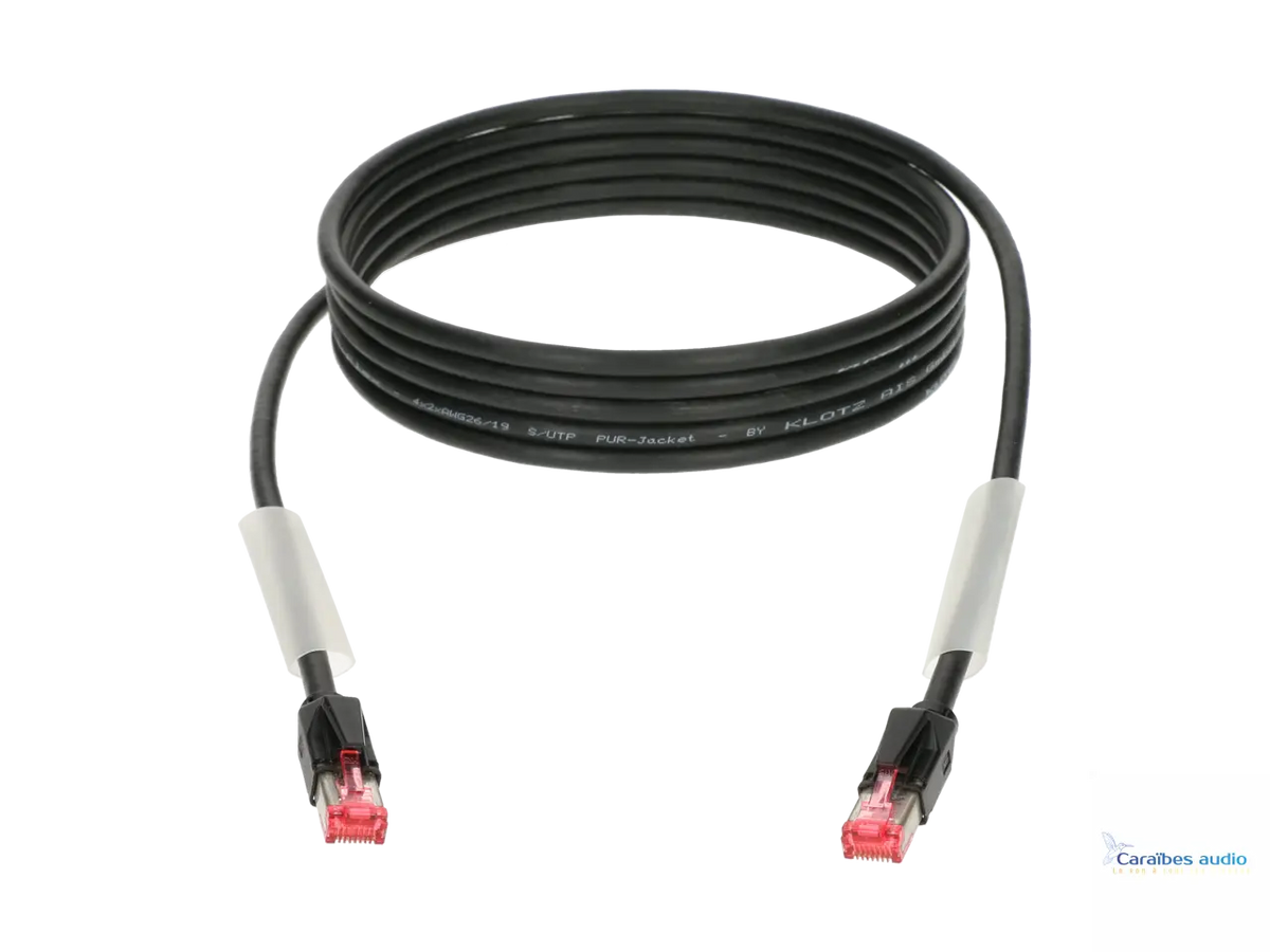 Câble réseau KLOTZ RamCAT RJ45 CAT5e 3m