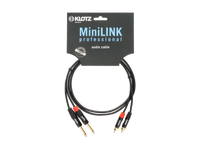 Klotz RCA mâle – Jack mâle mono (série MiniLink Pro)