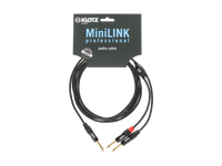 Klotz Câble Jack mâle TRS – 2x Jack mâle mono TS