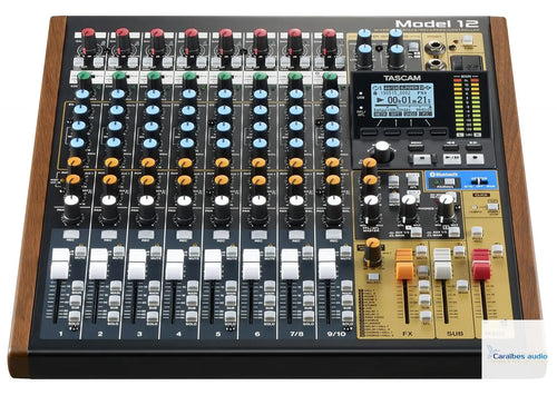 Console analogique Tascam Model 12 + sac de transport