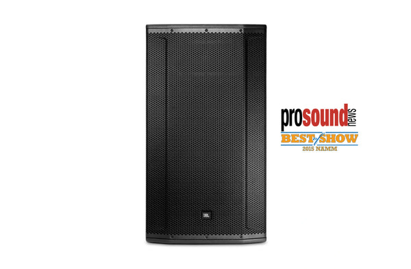 JBL SRX835P – vue de trois-quarts